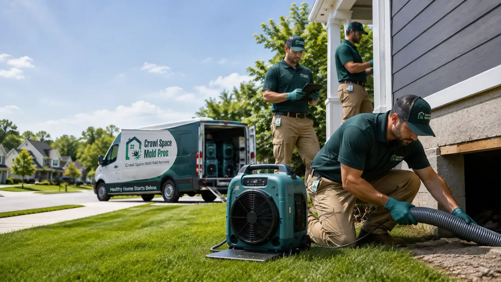 Crawl Space Mold Removal in Lafayette, NJ